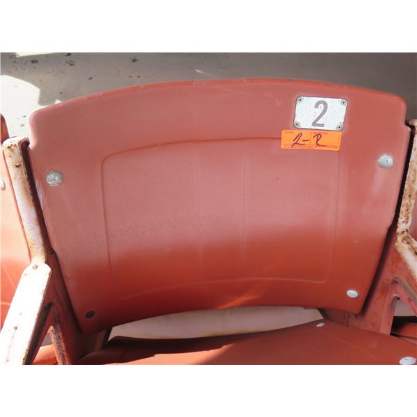 Aloha Stadium Seat Back, Brown, Section R, Row 1, Seat 2