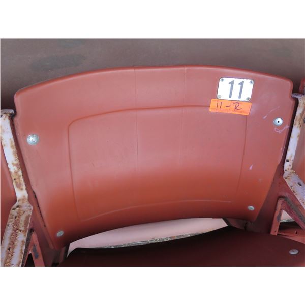 Aloha Stadium Seat Back, Brown, Section R, Row 1, Seat 11