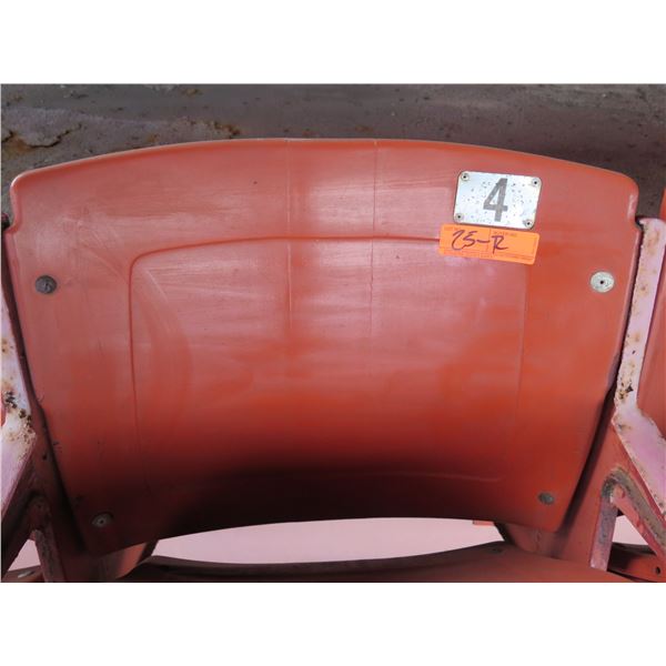 Aloha Stadium Seat Back, Brown, Section R, Row 2, Seat 4