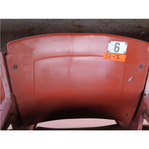 Aloha Stadium Seat Back, Brown, Section R, Row 2, Seat 6
