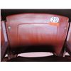 Image 1 : Aloha Stadium Seat Back, Brown, Section R, Row 2, Seat 20