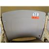 Image 1 : Aloha Stadium Seat Back, "Yellow" (badly faded), Section R, Row 7, Seat 16