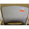 Image 1 : Aloha Stadium Seat Back, "Yellow" (badly faded), Section R, Row 7, Seat 19