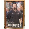 Image 1 : Framed Nick Rolovich Photo 22"x32"