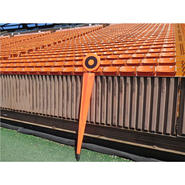 Football Field Sideline Yardage Line Marker