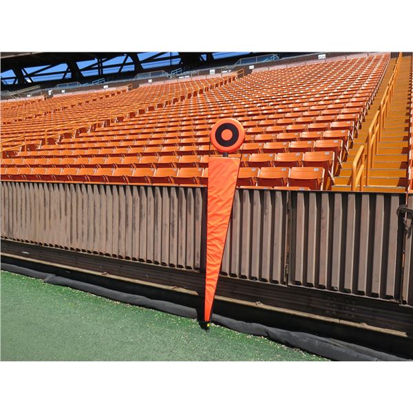 Football Field Sideline Yardage Line Marker