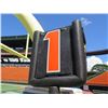 Image 2 : Football Down Markers w/ Numbers 1-4 (Goal Post Pad Not Included)