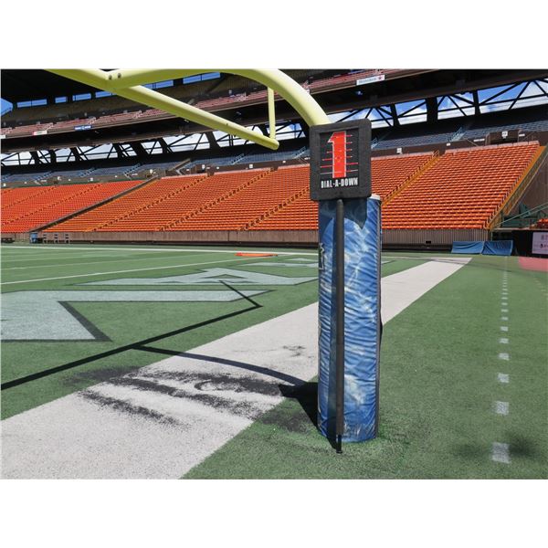 Football Dial-A-Down Markers w/ Numbers 1-4 (Goal Post Pad Not Included)
