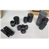 Image 1 : Canon AE-1 35mm Film Camera w/ Power Winder & 3 Lens