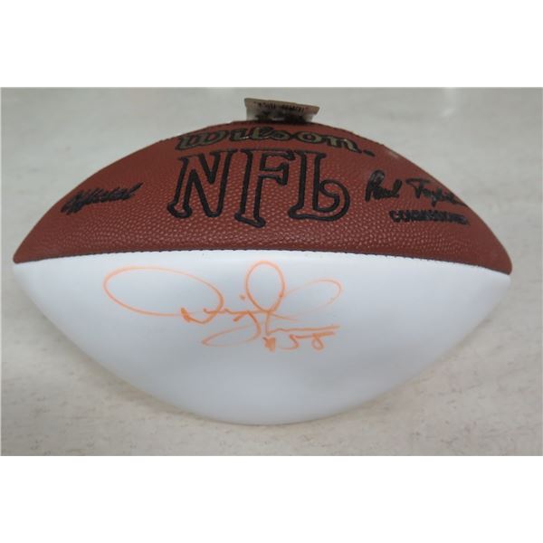 Wilson Official NFL Football Autographed by Derrick Thomas #58 (KC Chiefs)