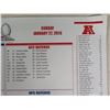 Image 12 : Qty 2 Pro Bowl Football Rosters 2013 & 2016