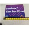 Image 3 : NFL Pro Bowl 2004 Scoreboard / Video Board Room Sign 11"x9"
