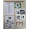 Image 1 : Baseball Organ Music CD, 1997 Pro Bowl Logo Guide, Media Sponsors, etc