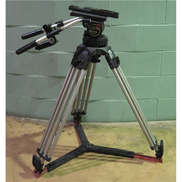 Sachtler Germany Professional Camera Support Tripod 253411 w/ Sony Adapter VCT-14