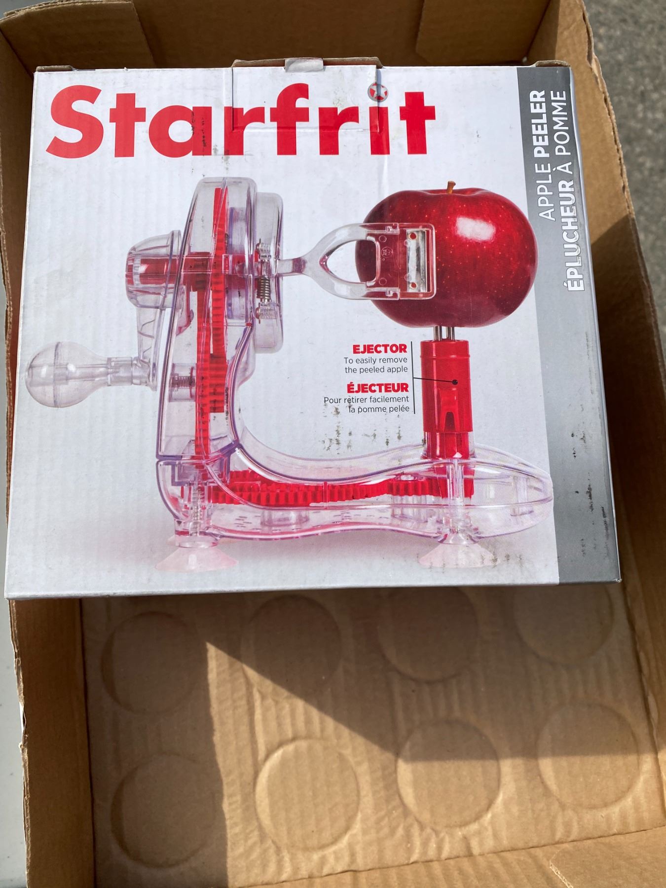 Starfrit apple peeler