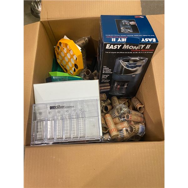 Coin rollers and organizers