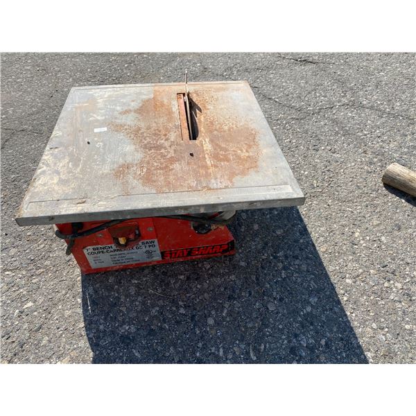 7" bench top tile saw