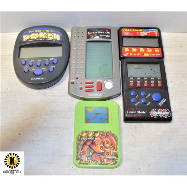 5 OLD HAND GAMES