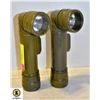 Image 1 : X2 ARMY FLASHLIGHTS - BOTH WORKING AND TESTED
