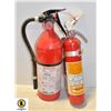 Image 1 : 1 10LB AND 1 5LB ABC CHARGED FIRE EXTINGUISHERS