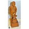 Image 1 : 1 FOLK ART WOOD CARVING STAMPED BY AMEDEE