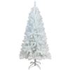 Image 1 : NEW REPACKED WHITE 55" TALL PINE STYLE CHRISTMAS