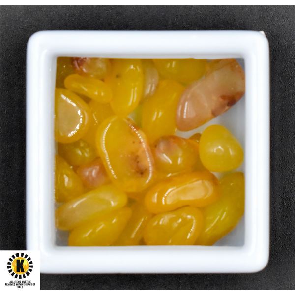 #231-NATURAL YELLOW AGATE ROUGH 93.10CT