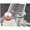 Image 1 : #409-FRESH WATER PEARL 9MM RING SIZE 6.75
