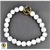 Image 1 : #102-NATURAL WHITE PINE CROWN FROSTED BRACELET