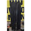 Image 1 : NEW GREYLIN PLEATHER PANTS, BLACK, MEDIUM SIZE