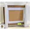 Image 1 : 3 NEW RUSTIC WOOD STYLE PICTURE FRAMES