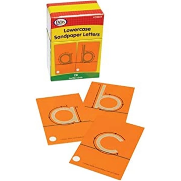 NEW REPACKED SET OF TACTILE SANDPAPER LETTERS