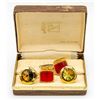 Image 1 : ESTATE COLLECTION OF 2 DECORATIVE CUFFLINK