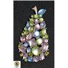Image 1 : VINTAGE BROOCH WITH AMETHYST EMERALD AND MORE