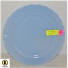 Image 1 : VINTAGE DELPHITE BLUE PYREX 12 INCH PLATTER