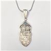 Image 1 : BZ1216-97 16" SILVER NECKLACE