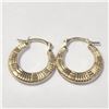 Image 3 : BZ1216-94 10K YELLOW GOLD CRYSTAL 0.74G EARRINGS