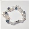 Image 2 : BZ1216-63 7.5" FRESH WATER PEARL BRACELET