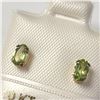 Image 3 : BZ1216-61 10K YELLOW GOLD PERIDOT EARRINGS