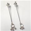 Image 2 : BZ1216-64 SILVER EARRINGS