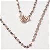 Image 3 : BZ1216-59 18K ROSE GOLD 16" 0.78G NECKLACE