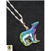 Image 1 : RAINBOW TITANIUM BEAR PENDANT ON AN