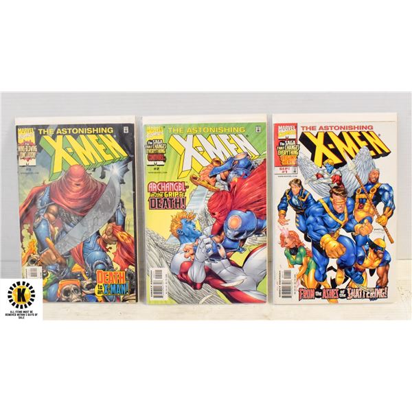 MARVEL ASTONISHING X-MEN #1-3 COMIC SET