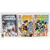 Image 1 : MARVEL CAPTAIN AMERICA #312, 321, 328 COMIC LOT
