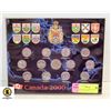 Image 1 : 2000 CANADA QUARTER SET OF 12 COINS PLUS TOONIE