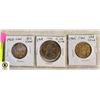 Image 1 : 1968 CANADIAN DOLLAR/1963 & 1965 50 CENT COINS