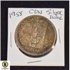 Image 1 : 1958 RCM BRITISH COLUMBIA SILVER DOLLAR