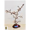Image 1 : APPROX 20 INCHES TALL METAL HEAVY JEWELRY TREE