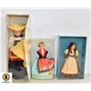 Image 1 : LOT OF 3 VINTAGE EUROPEAN DOLLS