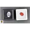 Image 1 : #80-NATURAL AMETHYST 5.63CT & HS ORANG GARNET 5.88